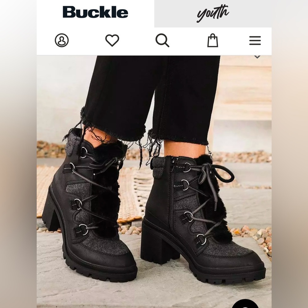 Buckle Now or Never Emery Lug Boot Size 7.5